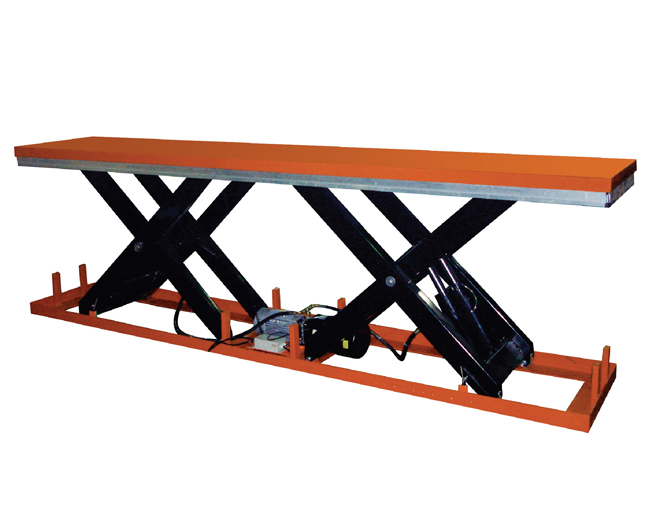 并列單剪叉結構電動液壓升降平臺